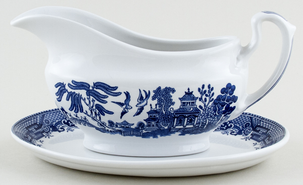 Sauce Boat with Stand c1990